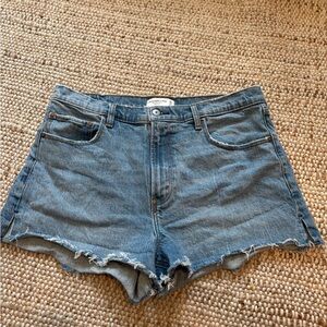 Abercrombie & Fitch Blue Jean Shorts